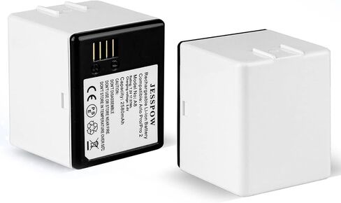 بطارية بديلة JESSPOW لـ Arlo Pro، Arlo Pro 2 (VMA4400)، عبوتان من بطاريات ليثيوم أيون قابلة لإعادة الشحن بقدرة 2580 مللي أمبير في الساعة لـ Arlo Pro/Pro 2 [فقط لكاميرا Arlo Pro/Pro 2، غير متوافقة مع Ultra/Pro 3] in Kuwait