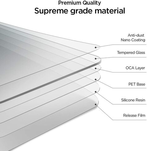 واقي عدسة الكاميرا من سبايجن دي جيه اي اوسمو بوكيت GLASTR نحيف [عبوتان] مع عبوتان واقي من الزجاج المقوى للشاشة التي تعمل باللمس in Kuwait