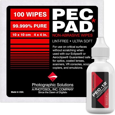 PEC-12 Photographic Emulsion Cleaner - Remove Non-Water Based Stains, Grease & Ink from Emulsions and Bases - For Cleaning 35mm Film, Photo Negative, B&W Slide (32oz) in Saudi Arabia