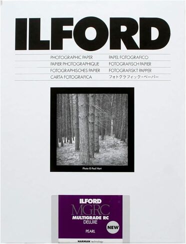 Ilford Multigrade V RC Deluxe Pearl Surface Black & White Photo Paper, 190gsm, 5x7, 100 Sheets in Saudi Arabia