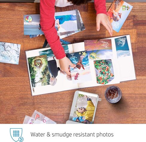 HP Sprocket Studio 4x6 Photo Paper & Cartridges (80 Sheets - 2 Cartridges) Starter Bundle in Saudi Arabia