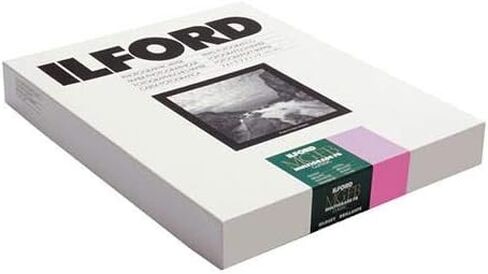 Ilford Multigrade FB Classic Fiber Based Variable Contor، ورق تكبير مزدوج الوزن أسود وأبيض 27.94 × 35.56 سم، 50 ورقة، لامع - للطباعة من السلبية التقليدية. in Saudi Arabia