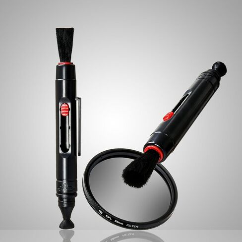 ال اس فوتوجرافي [عبوتان] فرشاة قلم تنظيف العدسات لعدسة كاميرا DSLR SLR دائرية أو مربعات، LGG582 in Kuwait