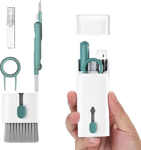 مجموعة تنظيف الإلكترونيات من لا بارفوميري. فرشاة لوحة المفاتيح، أداة تنظيف Airpod، منظف شاشة الهاتف. لأجهزة الكمبيوتر، أجهزة ماك بوك، أجهزة الكمبيوتر المحمولة، إيربودز برو، سماعات الرأس. in Kuwait