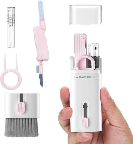 مجموعة تنظيف الإلكترونيات من لا بارفوميري. فرشاة لوحة المفاتيح، أداة تنظيف Airpod، منظف شاشة الهاتف. لأجهزة الكمبيوتر، أجهزة ماك بوك، أجهزة الكمبيوتر المحمولة، إيربودز برو، سماعات الرأس. in Kuwait