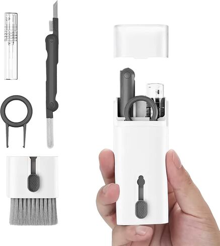 مجموعة تنظيف الإلكترونيات من لا بارفوميري. فرشاة لوحة المفاتيح، أداة تنظيف Airpod، منظف شاشة الهاتف. لأجهزة الكمبيوتر، أجهزة ماك بوك، أجهزة الكمبيوتر المحمولة، إيربودز برو، سماعات الرأس. in Kuwait