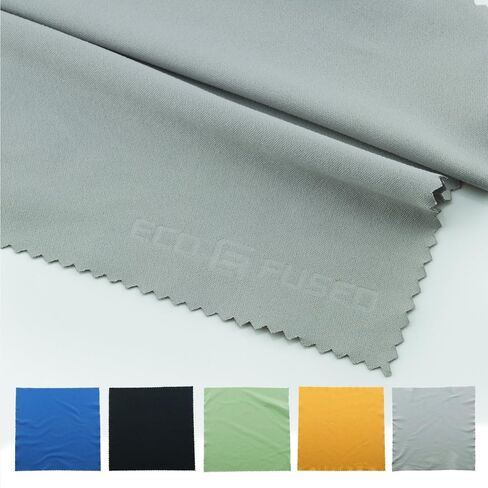 Eco-Fused Microfiber Cleaning Cloth - 12x12 Inch Microfiber Cloth - Pack of 5 Large Cleaning Cloths - Microfiber Cleaning Cloth for Electronics and Monitors in Saudi Arabia