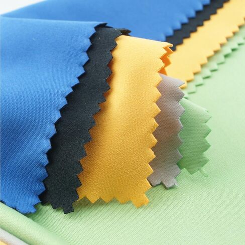 Eco-Fused Microfiber Cleaning Cloth - 12x12 Inch Microfiber Cloth - Pack of 5 Large Cleaning Cloths - Microfiber Cleaning Cloth for Electronics and Monitors in Saudi Arabia