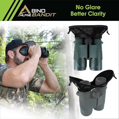 Alpine Innovations Men's Bino Bandit Binocular Cover, Stealth Shadow, One Size in Saudi Arabia