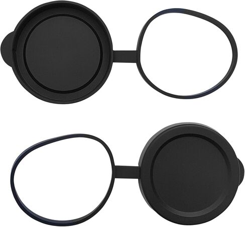 50mm Binocular/Monocular Objective Lens Caps Internal Diameter 57.5-59.4mm Rubber Cover Set Black in Saudi Arabia