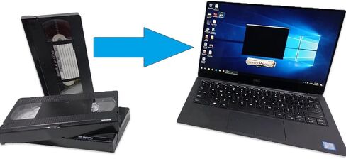 VCR VHS Transfer Bundle for Digitizing VHS Tapes and Converting to DVD w/USB Adapter and Cables in Saudi Arabia