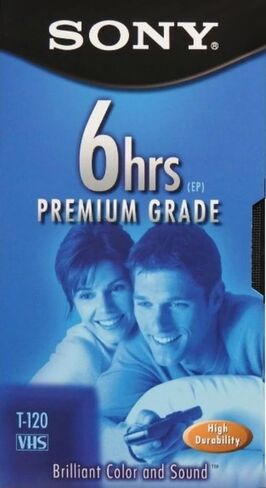 SONY 3T120VR 6hrs. EP T-120 VHS Tapes (3-Pack) in Saudi Arabia