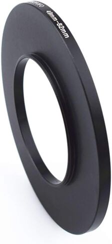 49mm to 77mm Metal Step Up Ring Adapter for Canon,for Nikon,for Sony,for Fuji,M4/3 Camera Lenses to UV,ND,CPL Camera Filters, Made from CNC Machined with Matte Black Electroplated Finish in Saudi Arabia