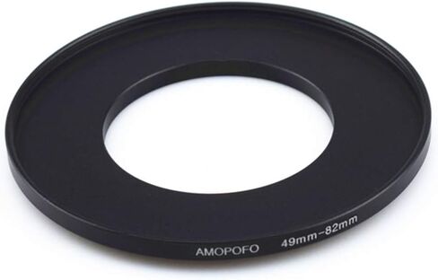 49mm to 77mm Metal Step Up Ring Adapter for Canon,for Nikon,for Sony,for Fuji,M4/3 Camera Lenses to UV,ND,CPL Camera Filters, Made from CNC Machined with Matte Black Electroplated Finish in Saudi Arabia