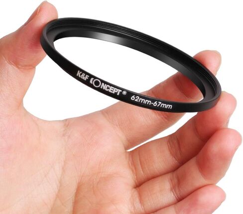 K&F Concept 11 قطعة من حلقات معدنية للخطوات تصل مجموعة 26-30MM 30-37MM 37-43MM 43-52MM 52-55MM 55-58MM 58-62MM 67-72MM 72-77MM متوافق مع عدسة كانون DSLR in Saudi Arabia