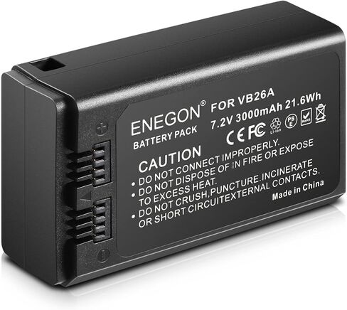 ENEGON VB18, Li-ion Battery VB18 (2-Pack) & Dual USB Charger for Godox V850 V850II V860 V860C V860N V860II V860II-N V860II-C V860II-S V860II-F V860II-O and Neewer TT850 TT860 Speedlite Flash in Saudi Arabia