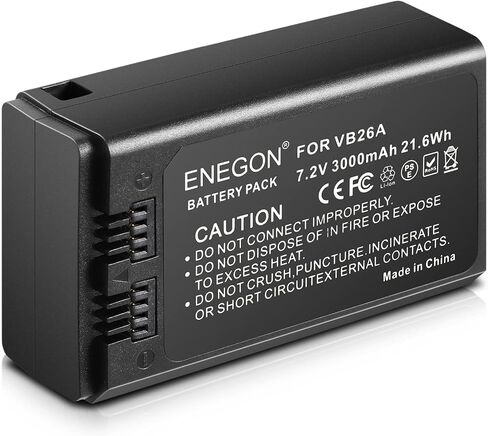 ENEGON VB18, Li-ion Battery VB18 (2-Pack) & Dual USB Charger for Godox V850 V850II V860 V860C V860N V860II V860II-N V860II-C V860II-S V860II-F V860II-O and Neewer TT850 TT860 Speedlite Flash in Saudi Arabia