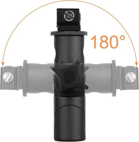 Updated Anwenk Flash Bracket Mount Flash Stand Light Stand Bracket Mount with Umbrella Holder Mount Swivel, Compatible with Canon Nikon Pentax Olympus Camera Flashes Speedlite Studio LED Light -1Pack in Saudi Arabia