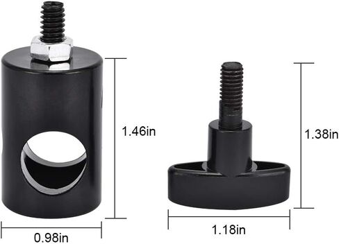 UTEBIT 2PCS Rapid Adapter Convert with 1/4" Screw DSLR Mount Bracket Multi Functional Mount Bracket Adapter, Photo Studio, Light Stand Tip Boom Arm Photo Studio Photography Accessory in Saudi Arabia