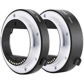 Neewer Metal AF Auto-Focus Macro Extension Tube Set 10mm&16mm for Sony NEX E-Mount Camera NEX 3/3N/5/5N/5R/A6000/A6300 and Full Frame A7 A7S/A7SII A7R/A7RII A7II in Saudi Arabia