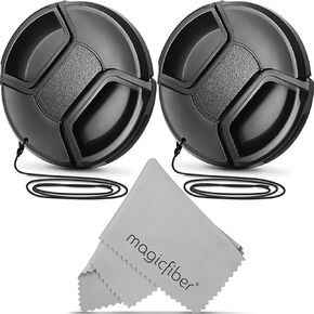 Altura Photo 49mm Lens Cap - 2 Pack Canon Lens Cap Cover for EOS M50 M M2 M3 M5 M6 M10 M100 M200 R50 R100 with EF-M 15-45mm f3.5-6.3, EF 50mm f/1.8 STM, RF-S18-45mm F4.5-6.3 is STM Lens and More