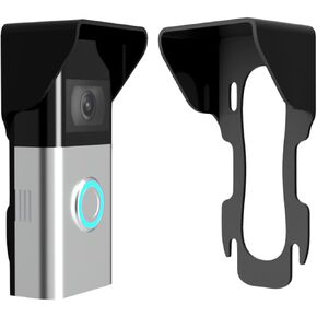 Video Doorbell No Drill Rain Cover Compatible with RingDoorbell Battery Doorbell & Older 1/2/3/4 2nd Gen & 3 Plus Rain Shield Anti-Glare Protection Weather Protector Height Adjustable in Saudi Arabia