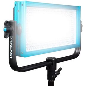 Dracast Plus Series LED 500 - Daylight 5600K LED Video Light | Dimmable 0% - 100% | CRI & TLCI 96+ | V-Mount and Gold Mount Battery Plate | Mounting Yoke for 5/8" Baby Pin Included. in Saudi Arabia