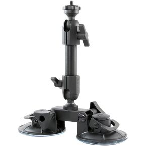 Delkin Devices Fat Gecko Dual Suction Camera Mount (DDMOUNT-SUCTION), black 3.5 x 9.5 x 11.3 inches