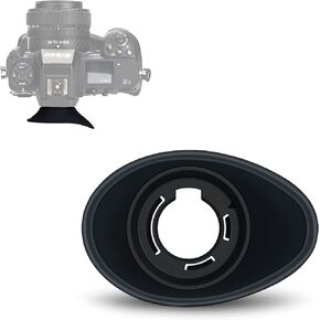 Camera Eyecup Eyepiece Viewfinder for Nikon Z9 Replaces Nikon DK-33 Eye Cup with Oval Shape Soft Silicone and 360° Rotatable Design【Upgrade Version】 in Saudi Arabia