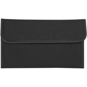 DAUERHAFT 12 Slots Black Nylon Shock Absorption Storage Bag Case,Camera Lens Storage Bag,Store Multiple Filter Lenses, for Within 82mm Camera Lens Filter in Saudi Arabia