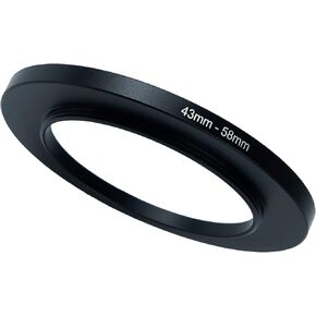 55mm to 58mm Step-Up Ring Filter Adapter,for All Brands UV ND CPL, Metal Ring Step-Up Rings Adapter Filter (55mm-58mm) in Kuwait