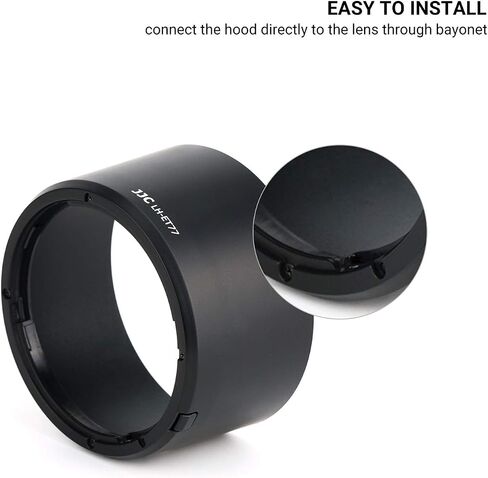Lens Hood for Canon RF 28mm f/2.8 STM Lens, RF 28mm Lens Hood, Lens Hood Replace Canon EW-55 Hood, Compatible with 55mm Filters and 55mm Lens Cap | Lens Shade Cover Replace Canon EW-55 Hood, Compatible with 55mm Filters and 55mm Lens Cap, Provide Lens wit in Saudi Arabia