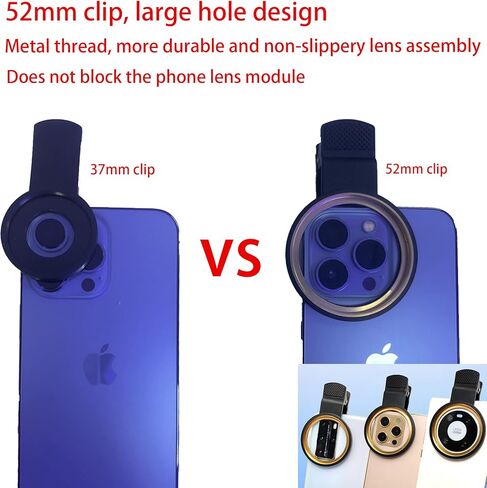 عدسات مرجاني عريضة جدًا 52 مم، عدسات منظر المرجانية، عدسات تصوير احترافي 9 في 1 مجموعة عدسات ريف v2 in Kuwait