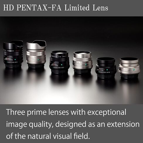 Pentax HD 31mmF1.8 Limited Black Limited Lens Wide-Angle Prime Lens [F1.8 Large Aperture Lens] [High-Performance HD Coating] [SP Coating] [Round-Shaped Diaphragm] [Machined Aluminum Body ] (20210) in Saudi Arabia
