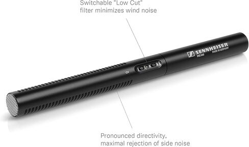 Sennheiser Pro Audio Sennheiser Professional MKE 200 + Mobile Kit, Directional On-Camera Microphone with Smartphone Clamp & Manfrotto PIXI Mini Tripod, 509256, Black in Saudi Arabia