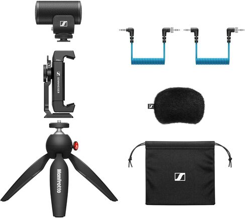 SENNHEISER MKE 200 Condenser Microphone for Cameras and Mobile Devices, Black (508897) in Saudi Arabia