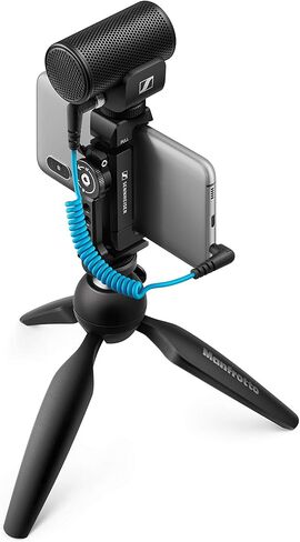 SENNHEISER MKE 200 Condenser Microphone for Cameras and Mobile Devices, Black (508897) in Saudi Arabia