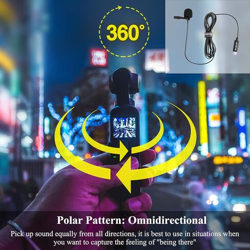 BOYA BY-M1S ميكروفون احترافي ذو طية صدر السترة ميكروفون مكثف متعدد الاتجاهات لهاتف iPhone Android الذكي وكاميرا DSLR وكاميرات الفيديو ومسجلات الصوت وتسجيل الكمبيوتر المحمول in Kuwait