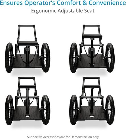 PROAIM Cinebird Camera Rikshaw Dolly Support for Filmmakers & Cinematographers. Compatible with Vibration Isolator Arms & 3-Axis Camera Gimbals. Offers Payload up to 150kg / 330lb (RCSW-CNBD-01) in Saudi Arabia