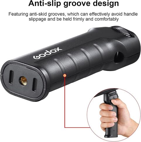Godox FG-100 Flash Handheld Grip, 1/4" Screw Speedlite Bracket Handle Holder Stabilizers for Godox AD100pro,AD200,AD200pro,AD300pro and Other Speedlight, LED Video Light in Saudi Arabia