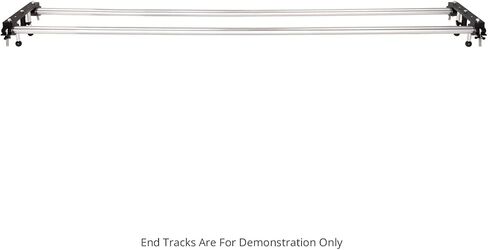 Proaim 8ft Aluminum Track Pipe Kit for Camera Dolly Systems | Fits Polaris, Fusion & Breeza dollies with 1.5" diameter pipes and supports up to 50kg payload in Kuwait