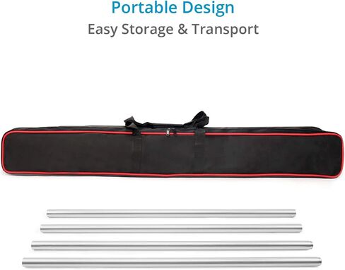Proaim 8ft Aluminum Track Pipe Kit for Camera Dolly Systems | Fits Polaris, Fusion & Breeza dollies with 1.5" diameter pipes and supports up to 50kg payload in Kuwait