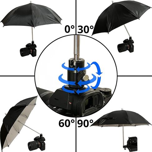 Hot Shoe Umbrella, Protects Camera from Rain, Bird, Sunlight, Snow in Saudi Arabia