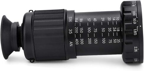 VD-11X Black Viewfinder, HD 11X Magnification Directors Viewfinder, 37mm Front Thread Camera View Finder, LCD Viewfinder for Professional Director/Photography Equipment in Saudi Arabia
