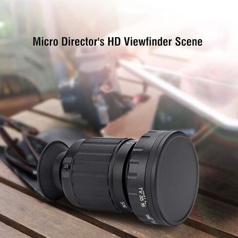 VD-11X Black Viewfinder, HD 11X Magnification Directors Viewfinder, 37mm Front Thread Camera View Finder, LCD Viewfinder for Professional Director/Photography Equipment in Saudi Arabia