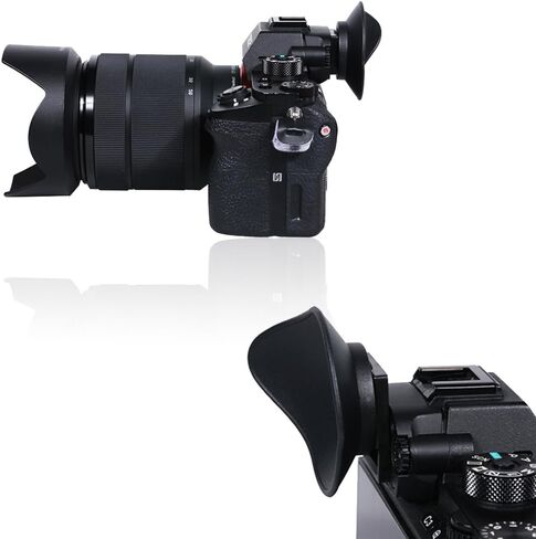 JJC Camera Eyecup Eyepeice Viewfinder for Sony A7 V A7M5 A7 IV A7M4 A7R V A7R5 A1 A1 II A7S III A7S3 A9 III Cameras, Soft Silicone Eye Cup Replacement of Sony FDA-EP21 Eye Cup in Saudi Arabia
