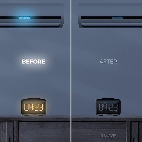 FLANCCI LED Light Blocking Stickers, Light Dimming LED Filters, (6 Sheets) Dimming Sheets for Routers, LED Covers Blackout, Dimming 50% ~ 80% of LED Lights (6Sheets = 3 Cut Out + 3 Uncut) in Saudi Arabia