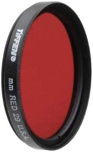 Tiffen 58mm 29 Camera Lens Filter (Red) | 58mm #29 dark red glass filter with single coating for contrast, infrared photography and architectural scenes in Saudi Arabia