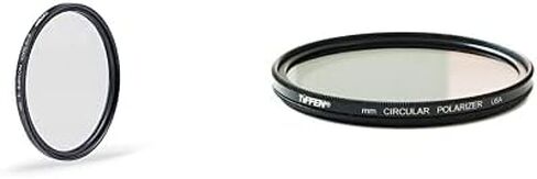 Tiffen 52BPM14 52mm Black Pro-Mist 1/4 Diffusion Camera Filter and Tiffen 52CP 52mm Circular Polarizer, Black in Kuwait