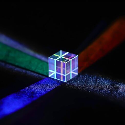 عدسة K9 زجاجية كريستالية بصرية هرمية ملونة منشور تشتت RGB، للتصوير الفوتوغرافي للصور والفيزياء والديكور، 20 مم in Kuwait